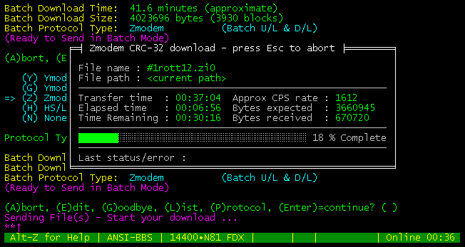 dos bbs software